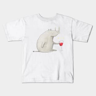 Wino Rhino Kids T-Shirt